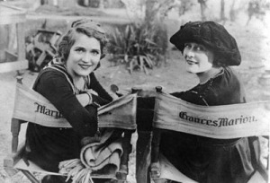 Mary Pickford and Frances Marion